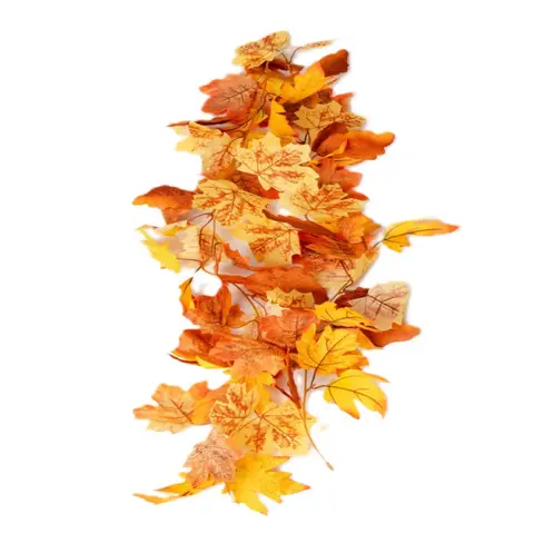 Marrybox Fall Garland Maple Leaf Yellow 1.8m