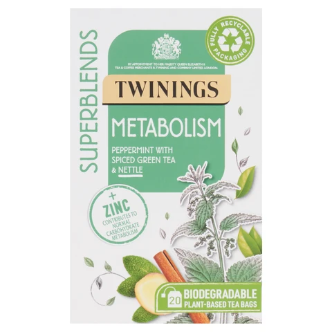 Twinings Superblends Metabolism 20 Tea Bags 40g
