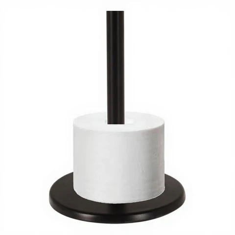 Steel Black Toilet Paper Holder 47 cm | Toilet Paper Holder, Paper Roll Holder
