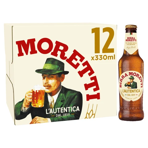 Birra Moretti Premium Lager 12X330ml