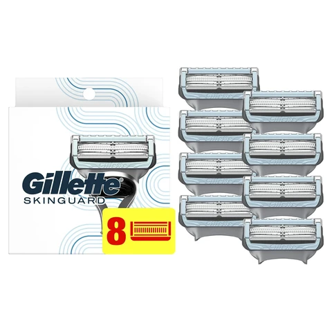 Gillette SkinGuard Sensitive Razor Blade Refills for Men 8 Blades