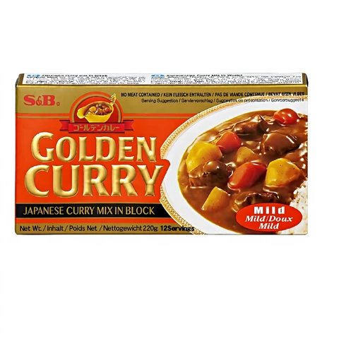 S&B Préparation pour sauce Golden Curry - doux (sans viande) 220 g