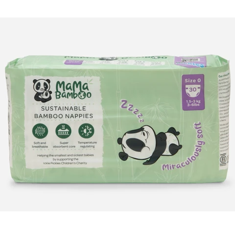 Mama Bamboo Nappies Size 0 - 30 per pack