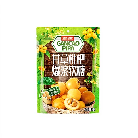 Jiajianchengchu Licorice Loquat Bursting Soft Candy 158g【BBD: 2025-12-17】