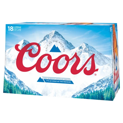 Coors 18Pk- 3.4% 18X330ml