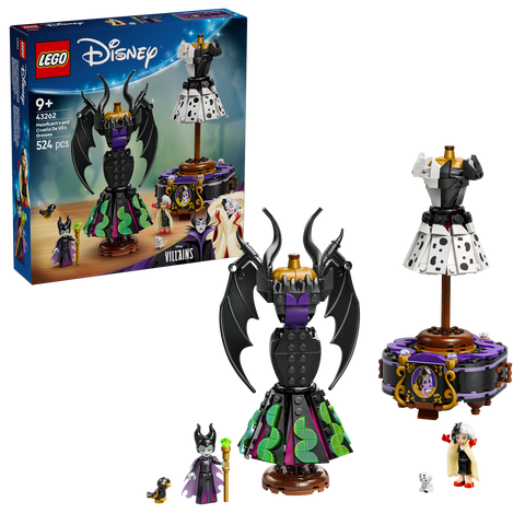 LEGO Disney Villains 43262 Maleficent's and Cruella De Vil's Dresses Set