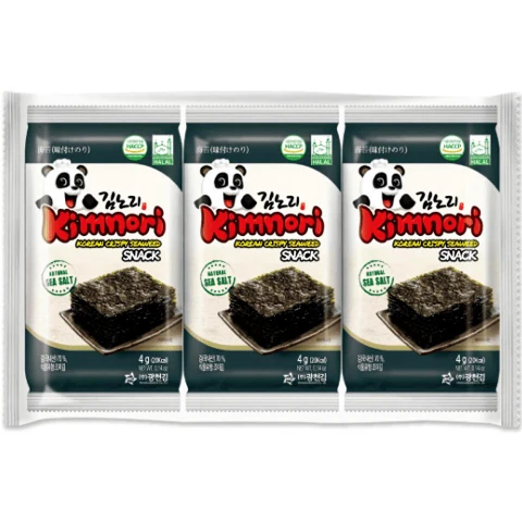 Kimnori Gewürzter Seetang ORIGINAL 3x4g