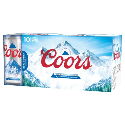 Coors 10Pk - 3.4% 10X440ml