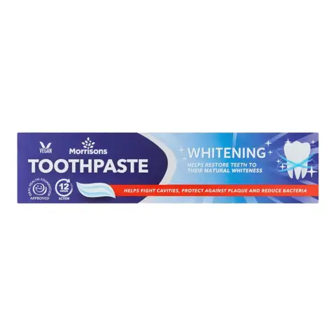 Morrisons Whitening Toothpaste 100ml