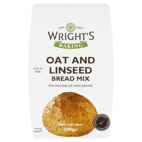 Wrights Baking Oat & Linseed Bread Mix 500g