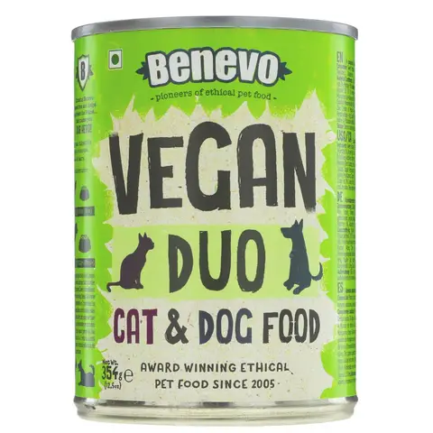 Benevo  Nutritionally complete Vegan Cat & Dog Tinned Food 354g