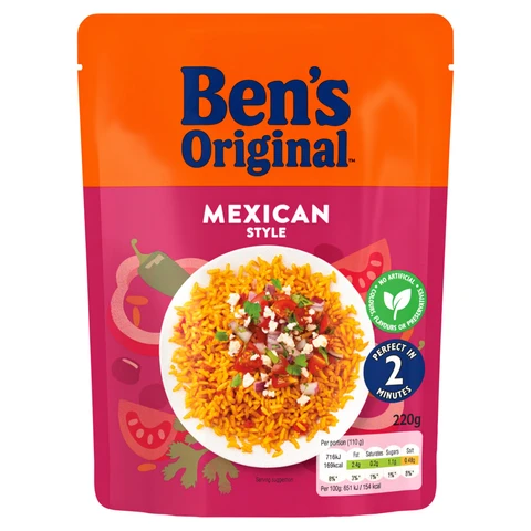 Ben's Original Mexican Style Microwave Rice 220 g