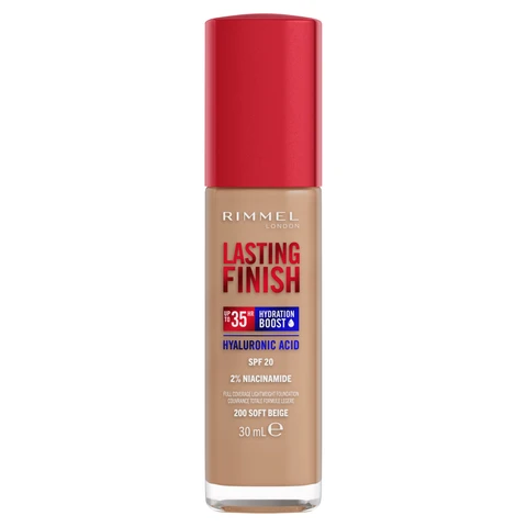 Rimmel London Lasting Finish 35 Hour Foundation 200 Soft Beige 30ml