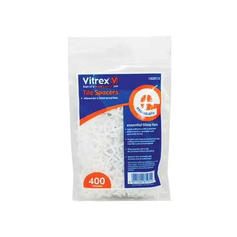 Vitrex  Essential Tile Spacers 3mm (Pack 400)