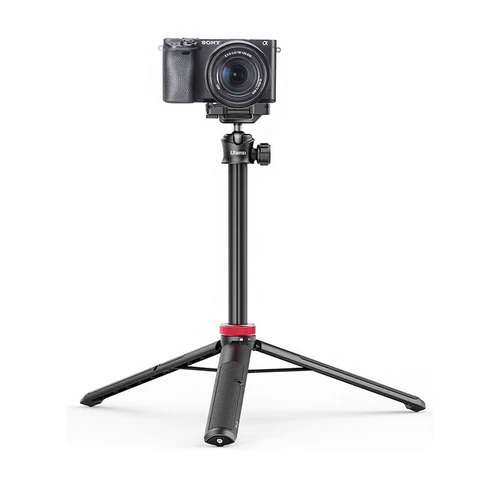 'ULANZI MT-44 Handy Kamera Stativ 147cm 2in1 Selfie Stick Fernbedienung， 360° Kugelkopf， Cold Shoe Handyhalterung， 1/4" Gewinde Kompakt Reisestativ Dreibein Tripod für DSLR-Kameras Canon Samsung iPhone