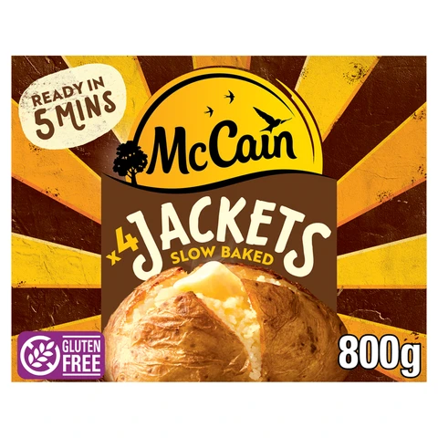 McCain 4 Slow Baked Jackets 800g