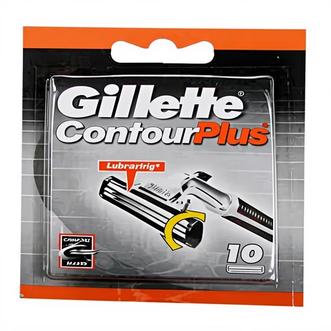 GILLETTE Contour Plus - Rasoirs - Lot de 10 rasoirs