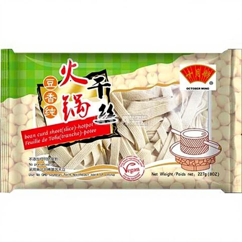 October Wing Tofublatt (Streifen) 227g