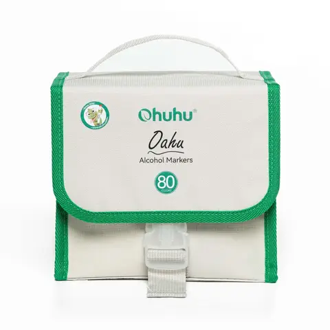 Ohuhu Markers, 80 Colours Double Tipped(Chisel & Fine) Alcohol Markers + 1 Colourless Blender - Art Colouring Pens for Adults Artists Beginners Painting Sketching Illustration - Manoa Series