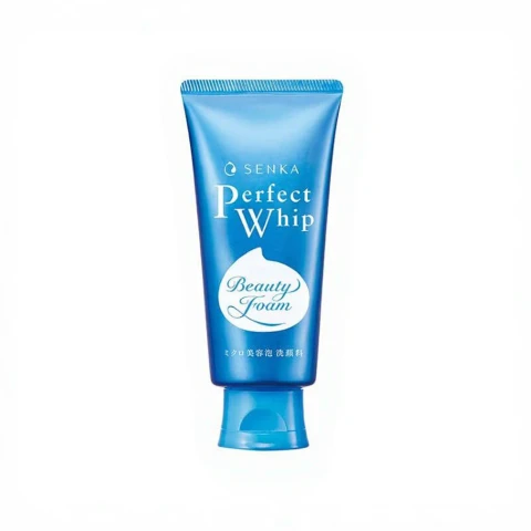 Shiseido Senka Perfect Whip Reinigingsschuim 120g Blauw