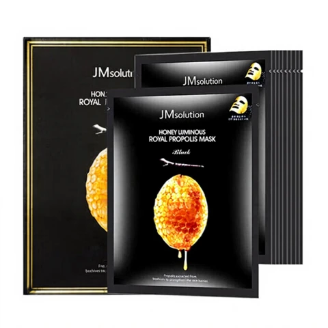 Water Luminous Honey Masques Visage Raffermissants, Éclaircissants, Réparateurs et Hydratants, Lot de 10