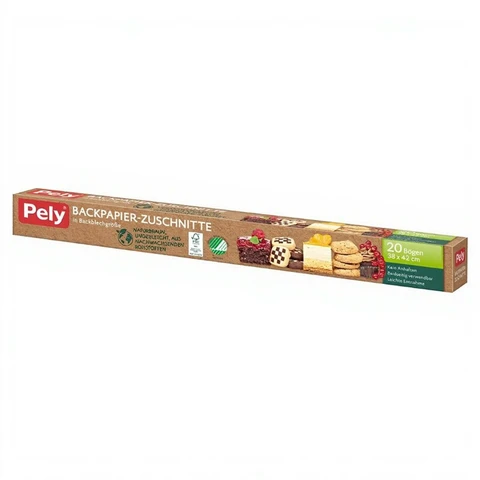 Pely Back- & Snackpapier, vorgeschnitten 20 Blatt, 38 x 42 cm