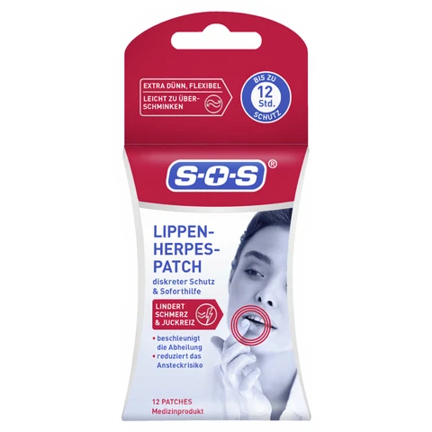 SOS Herpesbläschen-Pflaster 12 Std