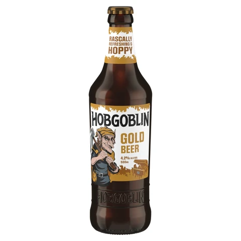 Hobgoblin Gold Beer 500ml (ABV 4.2%)