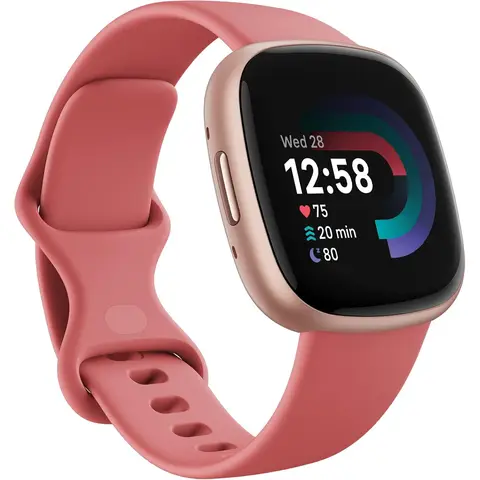 Fitbit Versa 4 - Pink Sand/ Copper Rose