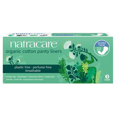 Natracare  Organic Cotton Panty Liners Ultra Thin 22 Pads