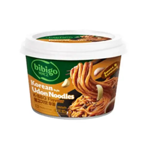CJ Bibigo Korean Style Udon Noodle Korean BBQ Flavour 187g 