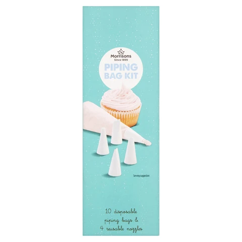 Morrisons Piping Bag & Nozzle Set 14 piece 60g