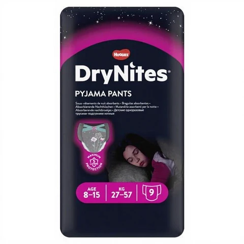 DryNites Absorberende Nachtbroekjes Girls - 8 tot 15 Jaar