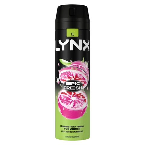 Lynx Aerosol Body Spray Epic Fresh 200ml