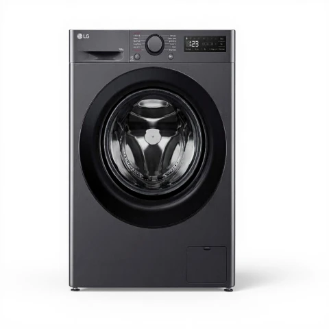 LG Waschmaschine F4WR510SBM, 10 kg, 1400 U/min, Energieeffizienzklasse A, Schwarz