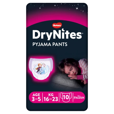 Huggies DryNites Culottes pyjama 3-5 ans - Pack de 10