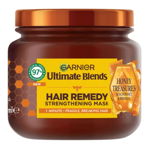 Garnier Ultimate Blends Honey Treasures Hair Remedy Mask for Damaged Hair 340ml