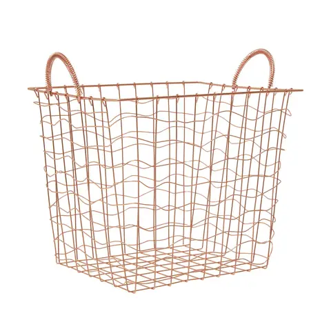 Maison by Premier Copper Plated Basket
