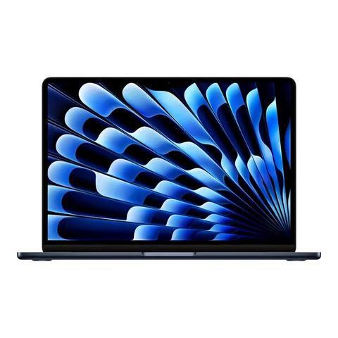 Apple 13-inch MacBook Air M3-chip met 8-core CPU/8-core GPU 16 GB/256 GB Middernacht Middernacht Zwart