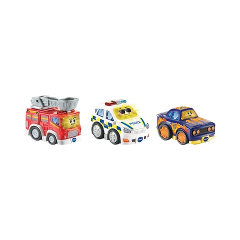 Vtech Toot-Toot Drivers 3 Car Pack Hero Pack (Fire Engine, Police Car & Racer)