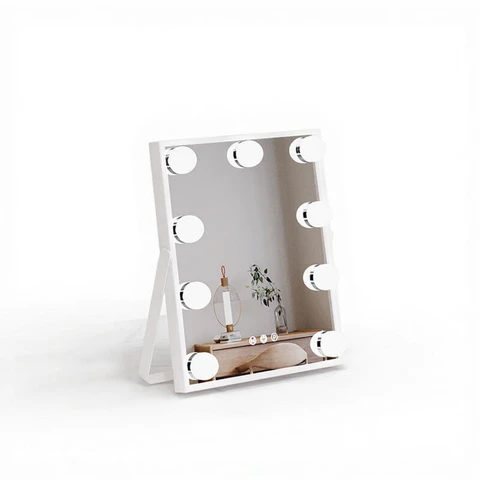9 LED Bulbs Vanity Mirror Large Lighting Modes Smart Touch Con LED 9-light Upgraded Makeup Mirror