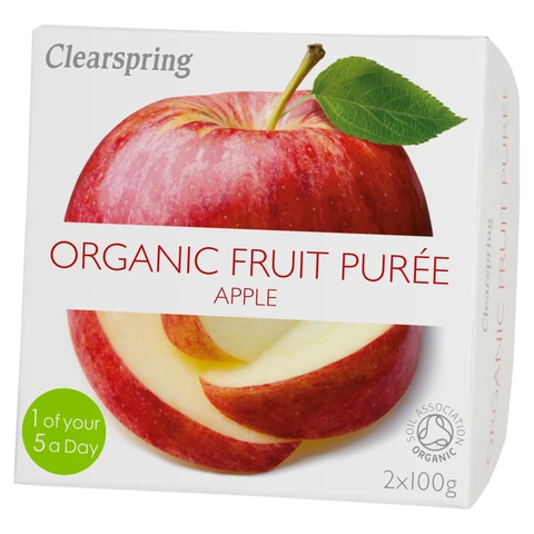 Clearspring Organic Fruit Purée Apple 2 x 100g