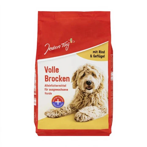 Jeden Tag Trockenfutter für Hunde Geflügel und Rind 4 kg