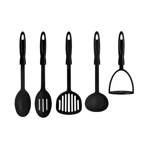 Essentials by Premier 5pc Black Nylon Kitchen Tool Set