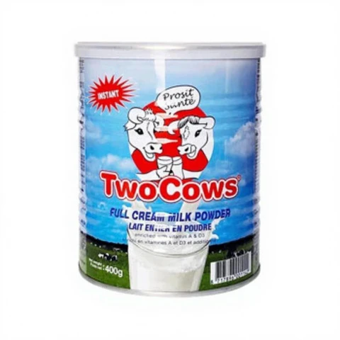 Two Cows Volle Melkpoeder – 400g 400 Gr