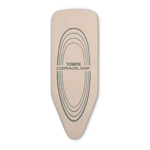 Tower Latte Pro Replacement Cover for Pro Oversize Ironing Board, 100% Cotton Latte