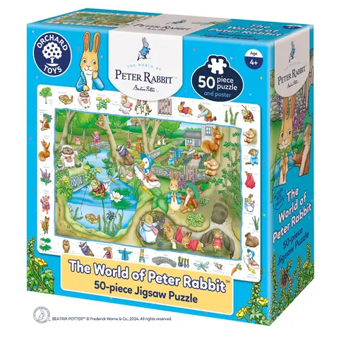Orchard Toys The World of Peter Rabbit 50 Piece Puzzle