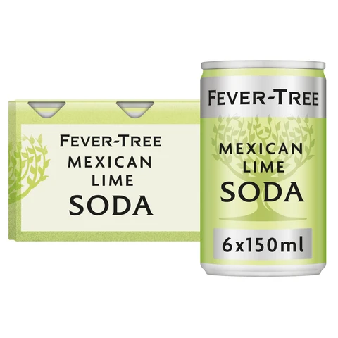 Fever-Tree Mexican Lime Soda 6 X 150ml