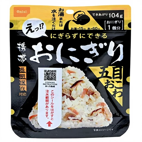 Japan ONISI Pocket Onigiri Gomoku-Okowa 45g