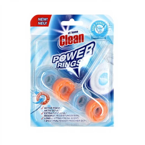 At Home Clean Toilettenstein - Power Rings Aqua 40 gr.